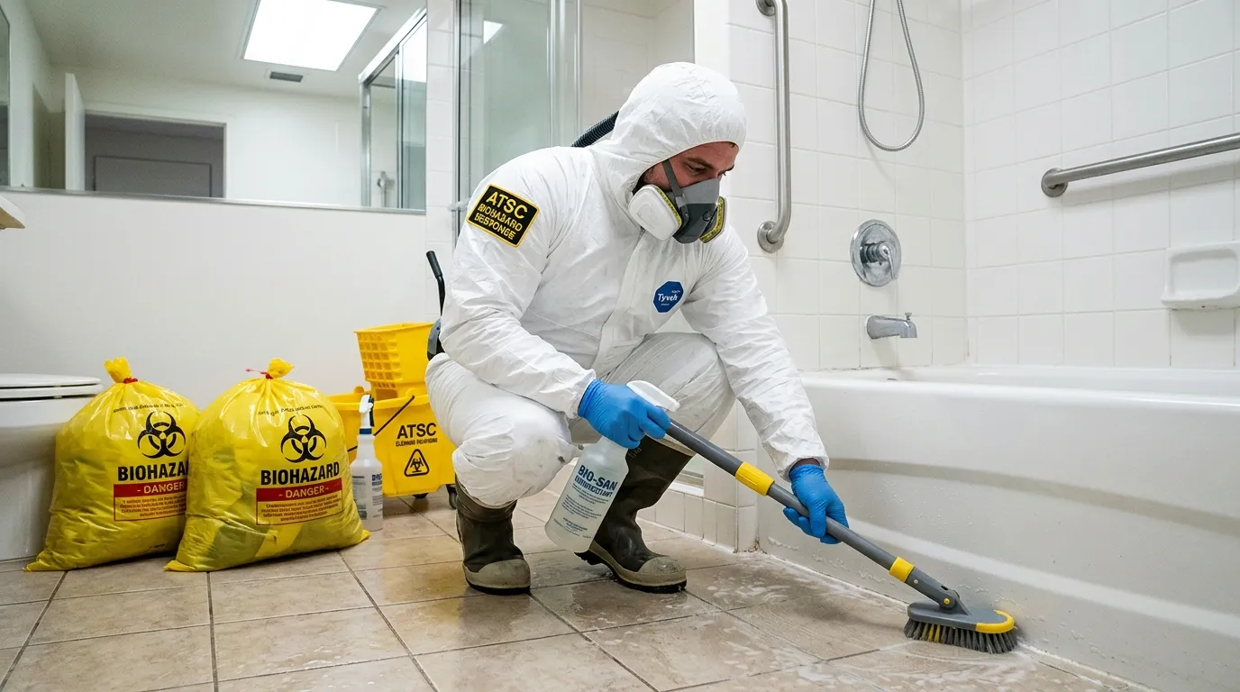 Decontamination equipment deployed for Blood Cleanup in Saint Francis